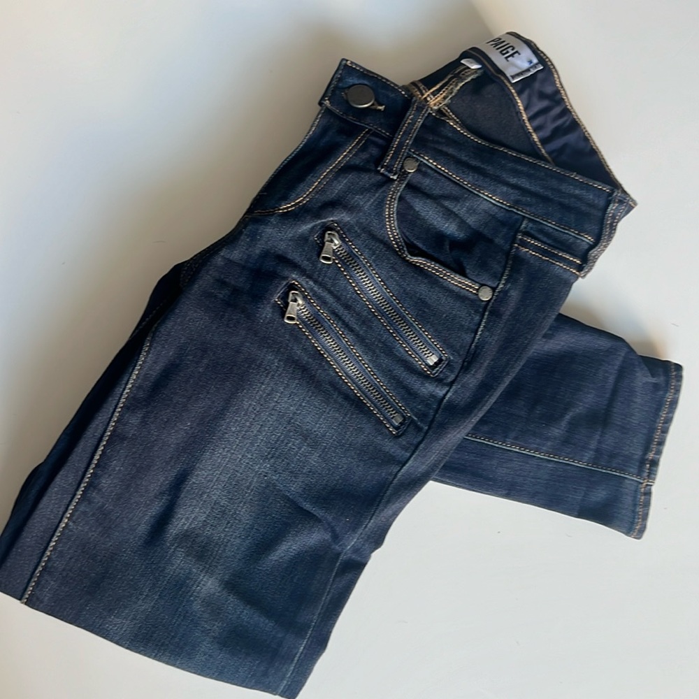 PAIGE JEANS EDGEMONT SKINNY SIZE 25